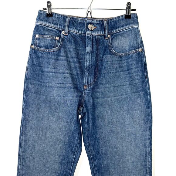 SPORTMAX Robinia Denim Mid Waist Flared Jeans - Blue 27 - Picture 8 of 13